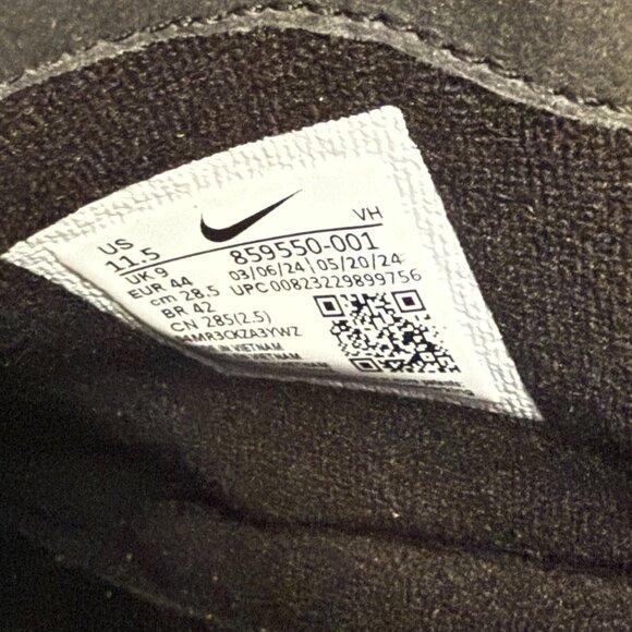 Nike Air Max Thea Mid Black Womens Shoes 859550-001 NEW* Sz 11.5 / Mens Sz 10 - Picture 8 of 8